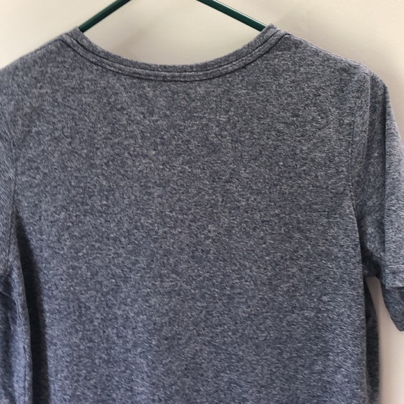 Nike Boys XL Gray Dri-FIT T-Shirt | Blue Swoosh Logo | Lightweight - Picture 9 of 10